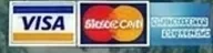 Aceptamos Visa, Mastercard y American Express